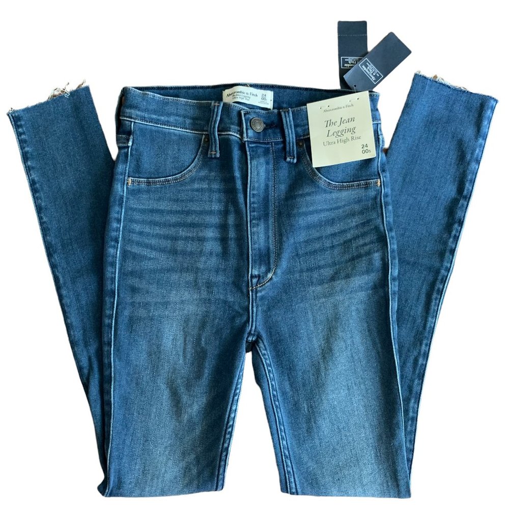 NEW Abercrombie & Fitch The Jean Legging Ultra High-Rise